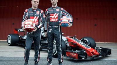 F1: Grosjean et Magnussen restent chez Haas en 2019