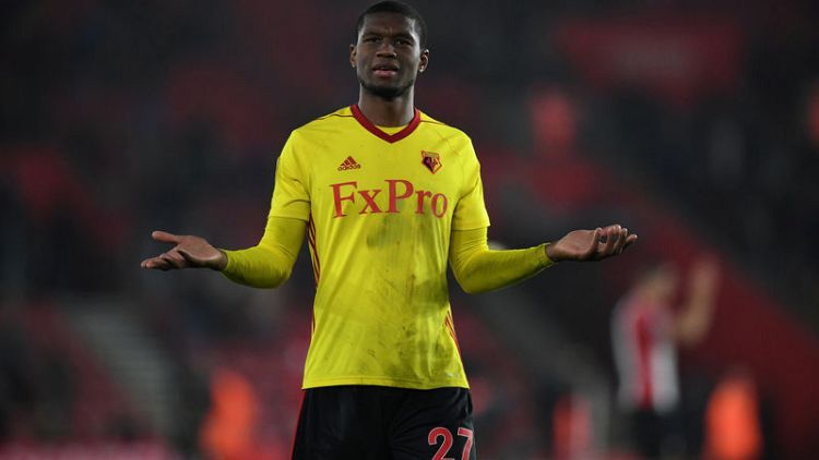 Watford's Kabasele has red card rescinded