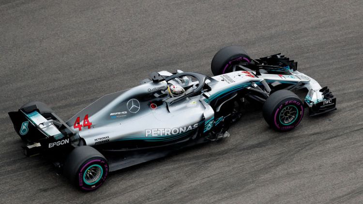 Hamilton sets the pace in Russian practice