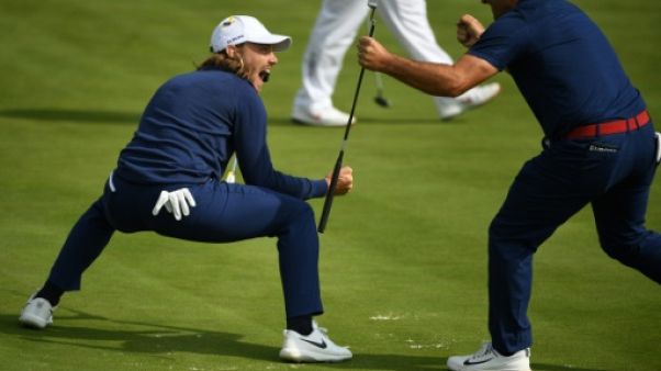 Ryder Cup: quand Molinari s'éprend de Fleetwood Ryder Cup: quand Molinari s'éprend de Fleetwood