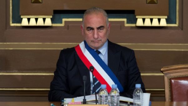 Le maire de Lyon Georges Képénékian après son élection le 17 juillet 2017 Le maire de Lyon Georges Képénékian après son élection le 17 juillet 2017