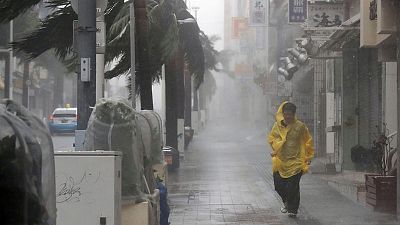 Powerful typhoon approaches southern Japan, charts course for main island Powerful typhoon approaches southern Japan, charts course for main island