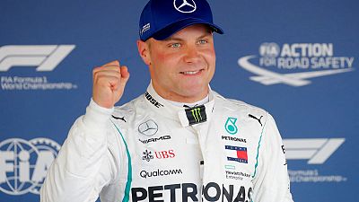 Motor racing - Bottas pips Hamilton to pole in Russia Motor racing - Bottas pips Hamilton to pole in Russia