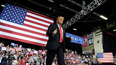 Trump uses Kavanaugh delay as rallying cry for midterm elections Trump uses Kavanaugh delay as rallying cry for midterm elections