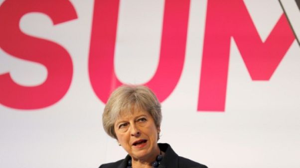 La Première ministre britannique à Londres le 19 septembre 2018. La Première ministre britannique à Londres le 19 septembre 2018.