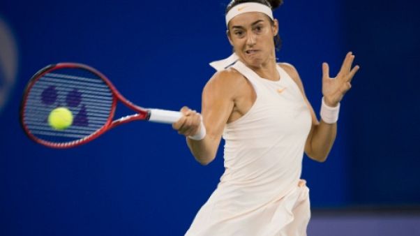 Caroline Garcia lors du tournoi de Wuhan, le 25 septembre 2018 Caroline Garcia lors du tournoi de Wuhan, le 25 septembre 2018