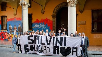 Attivisti Lega, solidarietà a Salvini
