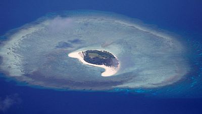 U.S. warship sails near disputed South China Sea islands - U.S. official U.S. warship sails near disputed South China Sea islands - U.S. official