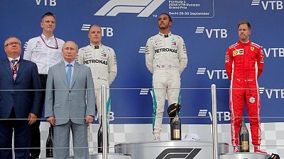 Motor racing - Hamilton wins in Russia to go 50 points clear