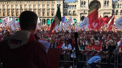 In migliaia in Duomo contro intolleranza