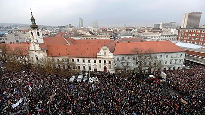Four charged with Slovak reporter's murder ordered held pending trial Four charged with Slovak reporter's murder ordered held pending trial