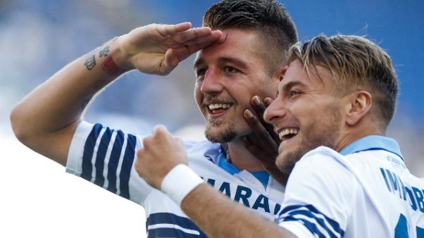 Lazio: Immobile e Milinkovic fino al '23 Lazio: Immobile e Milinkovic fino al '23