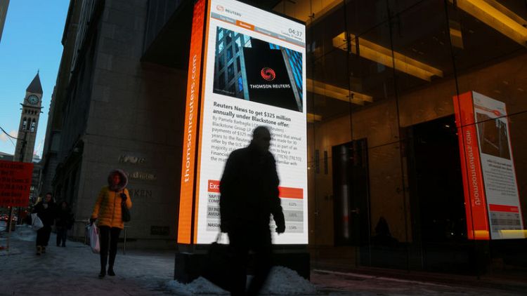 Thomson Reuters closes deal with Blackstone