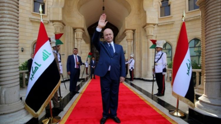 Le nouveau président irakien Barham Saleh à Bagdad, le 3 octobre 2018.