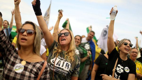 Brazil far-right candidate gains women voters, despite sexist remarks Brazil far-right candidate gains women voters, despite sexist remarks