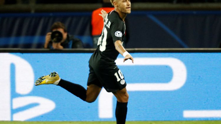 Neymar treble inspires PSG to 6-1 rout of Red Star