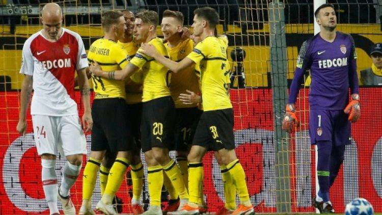 Ligue des champions: Monaco sombre à Dortmund et poursuit sa série noire