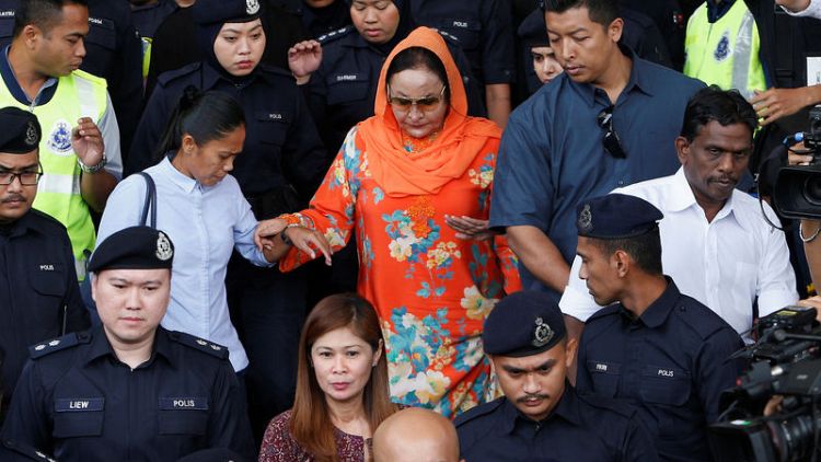 Wife of Malaysian ex-PM Najib charged with money laundering