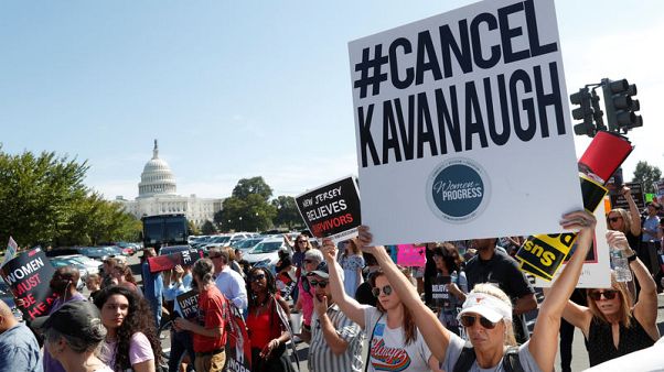 Republicans aim to confirm Kavanaugh on weekend; protesters arrested Republicans aim to confirm Kavanaugh on weekend; protesters arrested