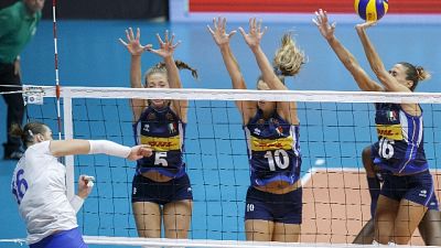 Volley donne, mondiali: Italia-Cina 3-1 Volley donne, mondiali: Italia-Cina 3-1