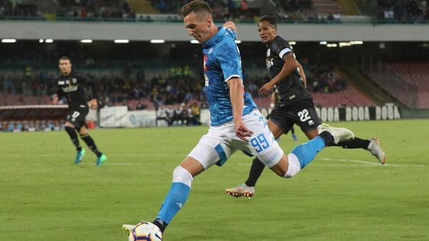 Napoli: Milik, notte quasi perfetta Napoli: Milik, notte quasi perfetta