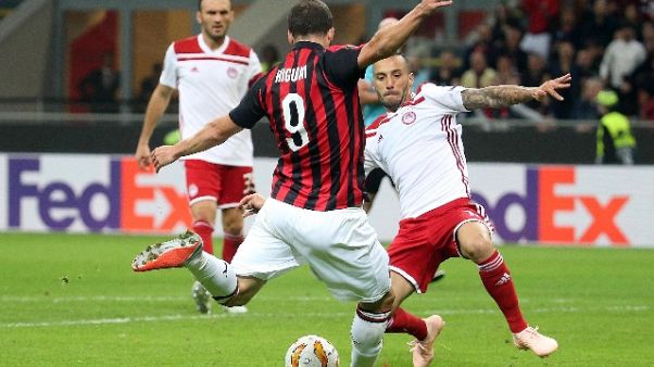 Europa League: Milan-Olympiacos 3-1 Europa League: Milan-Olympiacos 3-1
