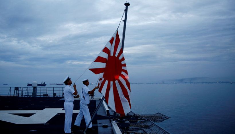 North Korea joins South Korean protest over Japan's 'Rising Sun' flag ...