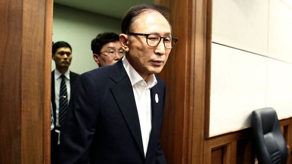 South Korea jails former president Lee for 15 years on bribery, other charges South Korea jails former president Lee for 15 years on bribery, other charges