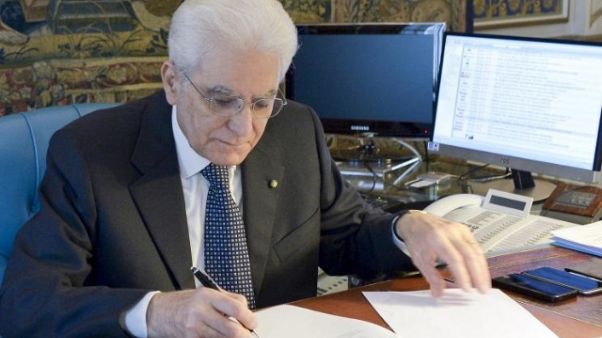 Mattarella commemora Elia Mattarella commemora Elia