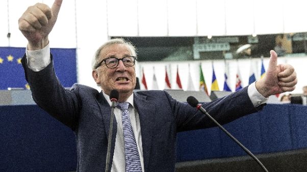 Junker,Salvini?Spero non finisca macerie Junker,Salvini?Spero non finisca macerie