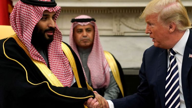 Saudi crown prince says 'I love working with' Trump - Bloomberg interview