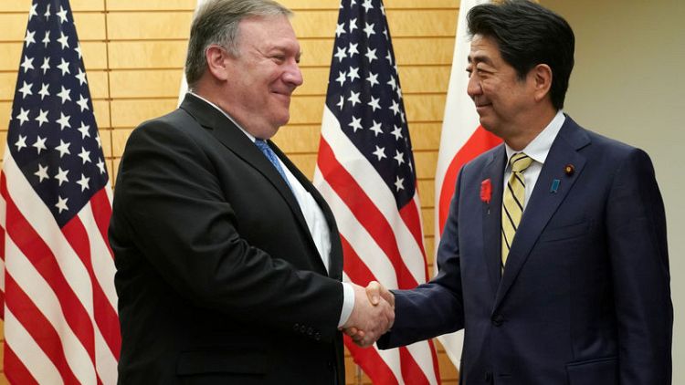 بومبيو يتعهد بالتنسيق مع اليابان في محادثات كوريا الشمالية