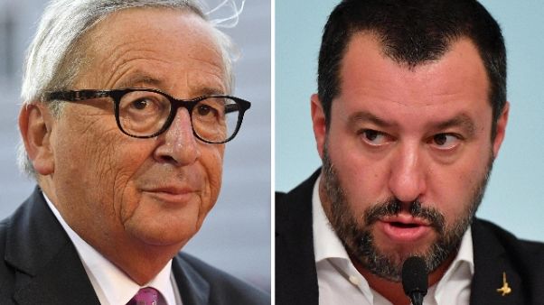 Salvini a Juncker, sua Ue via tra 6 mesi Salvini a Juncker, sua Ue via tra 6 mesi