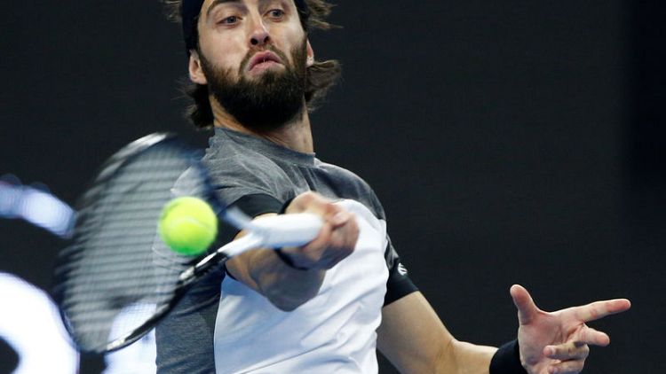 Tennis - Basilashvili sets up Beijing showdown with Del Potro