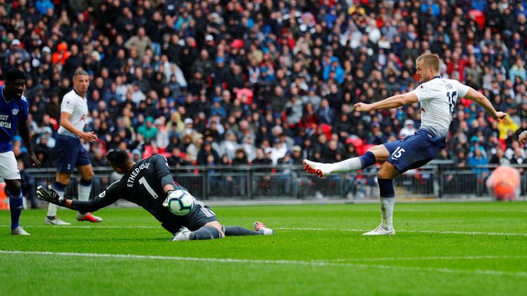 Dier gives Spurs narrow win and sends 10-man Cardiff bottom
