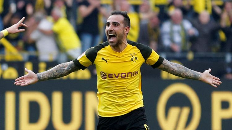 Alcacer scores hat-trick from the bench in dramatic Borussia win