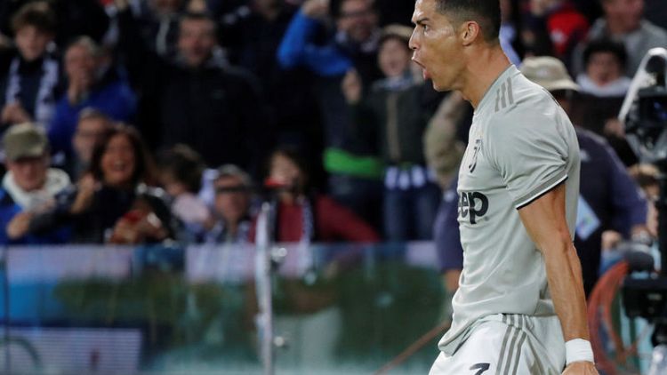 Ronaldo on target again as Juve maintain perfect start