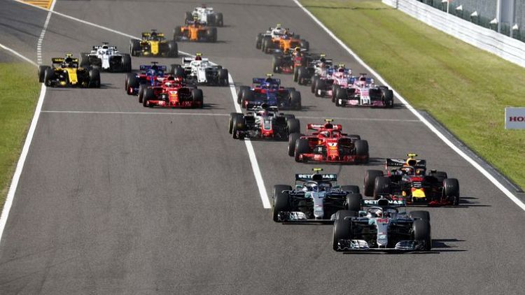 Motor racing - Vettel and Verstappen collide in Japan