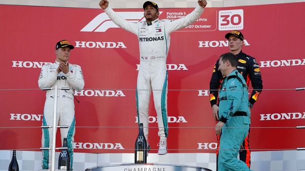 Motor racing - Hamilton wins in Japan, Vettel sixth Motor racing - Hamilton wins in Japan, Vettel sixth