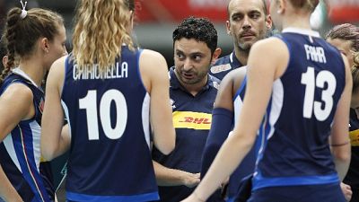 Pallavolo: Italia-Azerbaigian 3-0 Pallavolo: Italia-Azerbaigian 3-0