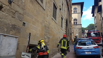 Allarme antincendio in Archivio Arezzo