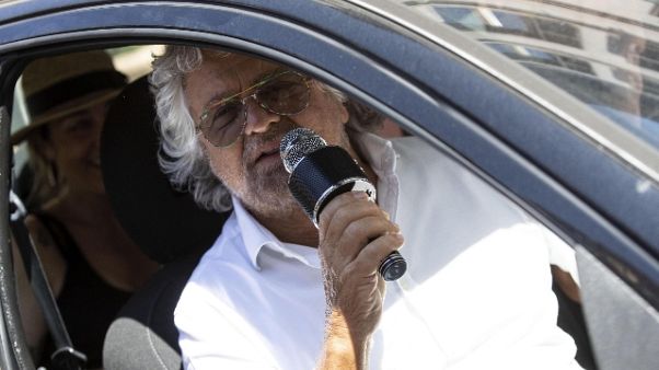 Grillo, con la stampa non c'è rapporto Grillo, con la stampa non c'è rapporto