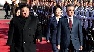North Korea leader Kim Jong Un expected to visit Russia soon - South Korea's Moon