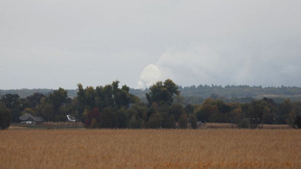 Thousands evacuated after explosions at Ukrainian ammo depot Thousands evacuated after explosions at Ukrainian ammo depot