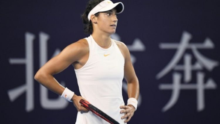 La Française Caroline Garcia lors du tournoi de Pékin, le 4 octobre 2018   