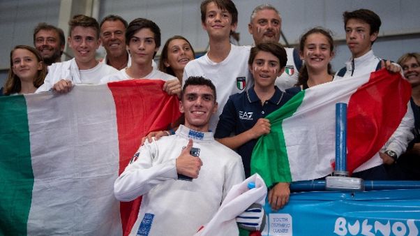 Olimpiadi giovanili: primo oro Italia Olimpiadi giovanili: primo oro Italia