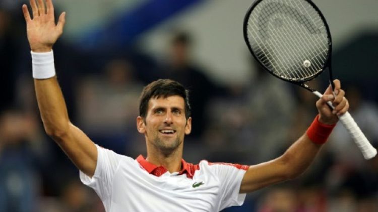 Tennis: lancement réussi pour Djokovic à Shanghaï