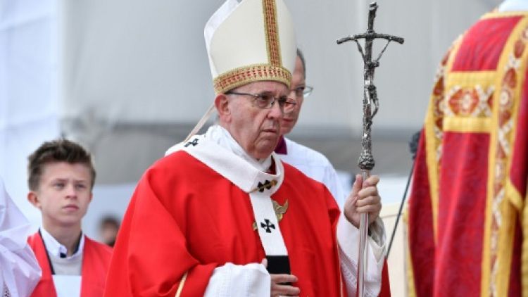 Le pape François le 25 septembre 2018 à Talinn