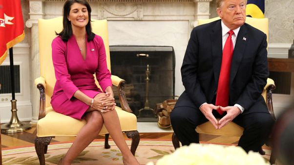 U.S. Ambassador to United Nations Nikki Haley quits - source U.S. Ambassador to United Nations Nikki Haley quits - source