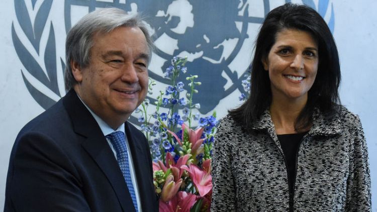 أمين عام الأمم المتحدة يعبر عن تقديره لهيلي لتعاونها ودعمها